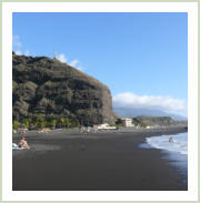 am Strand von Puerto Tazacorte